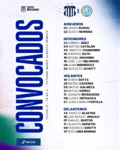 Convocados Clasico