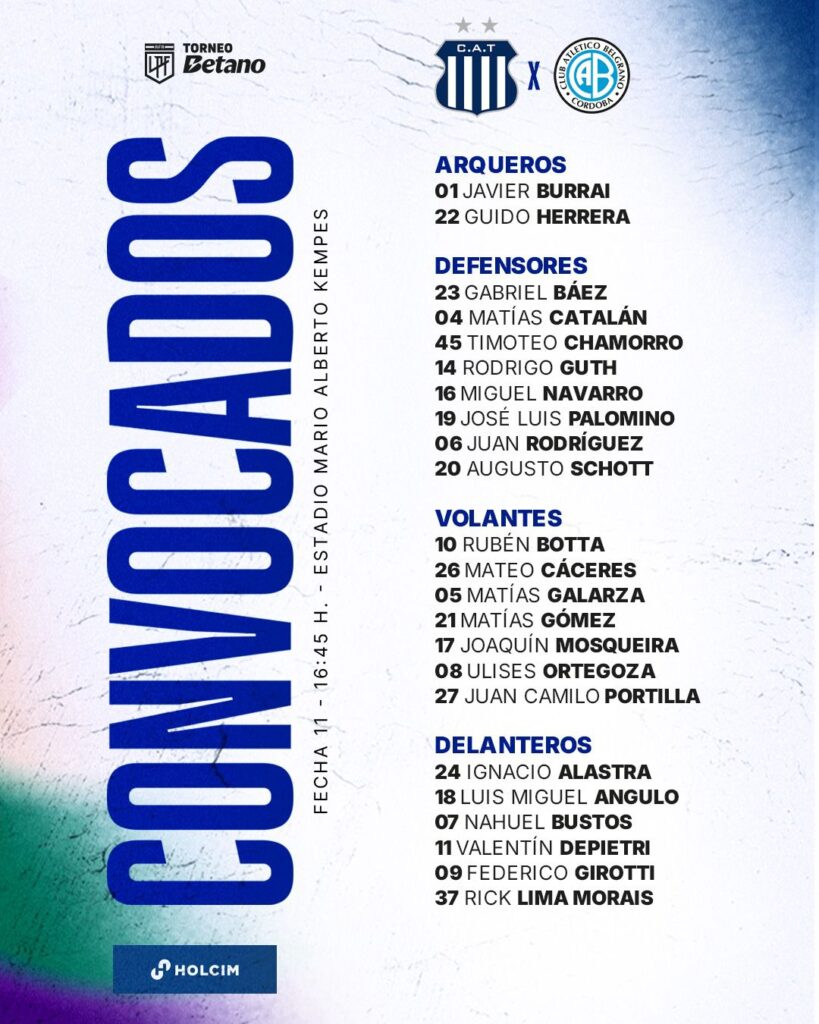 Convocados Clasico